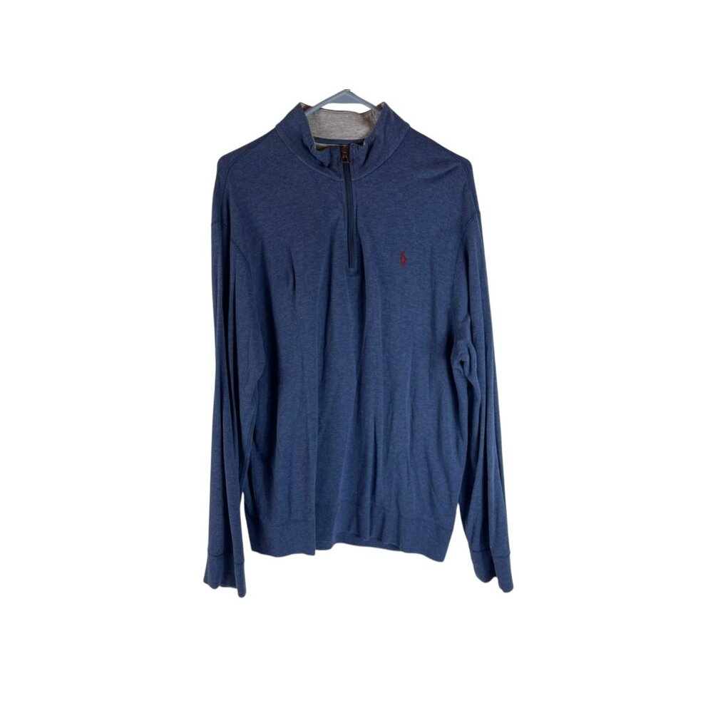 Polo Ralph Lauren Performance Long Sleeve Shirt Mens Large Blue‎